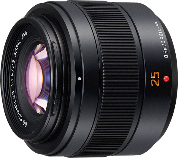 Panasonic Leica Summilux 25mm F1.4 II lens photo