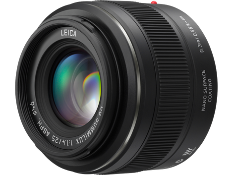 Panasonic Leica Summilux 25mm F1.4 lens photo